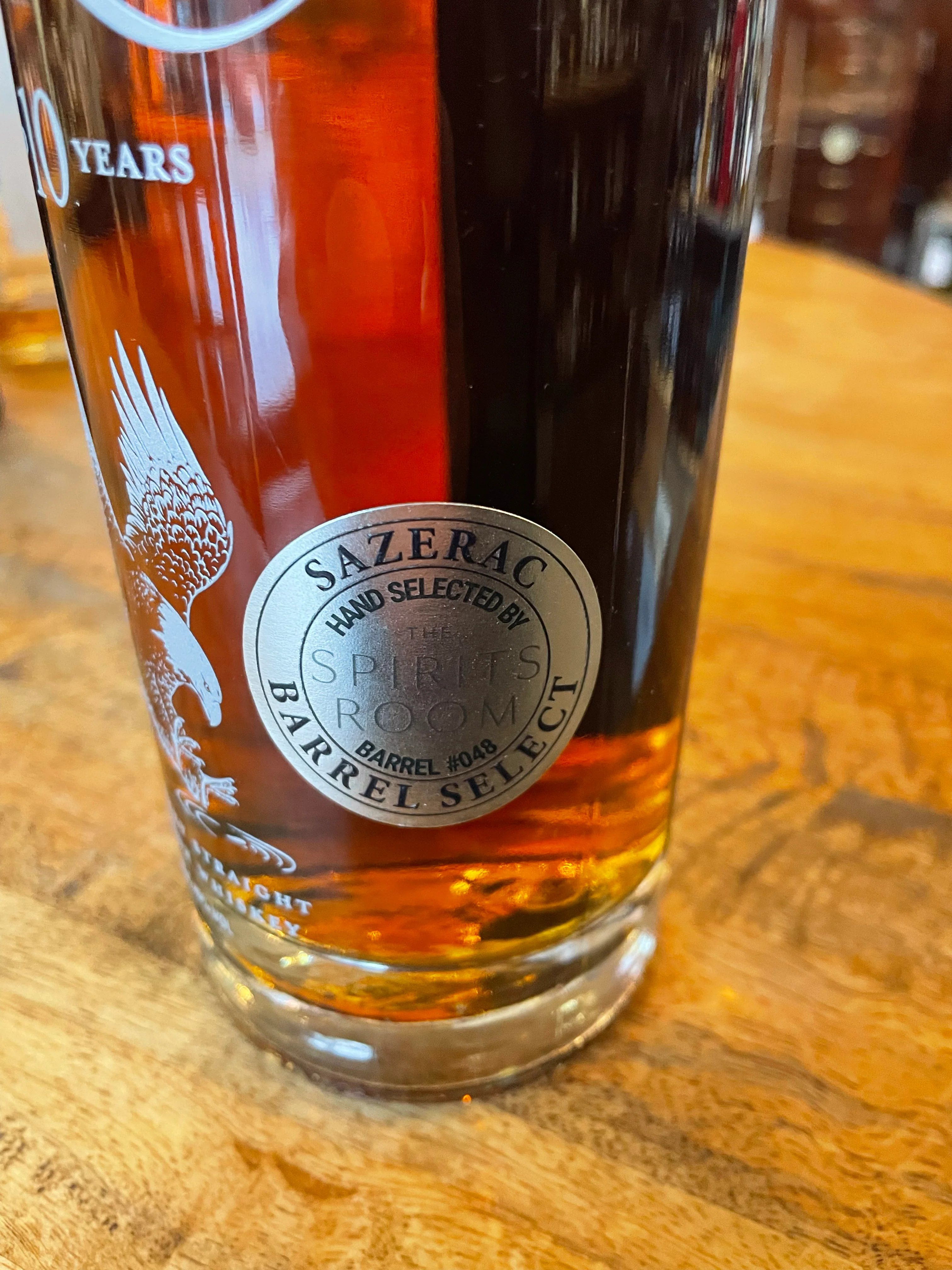 The Spirits Room Eagle Rare 10-Year-Old Kentucky Straight Bourbon Whiskey - Barrel Pick (Exclusive to The Spirits Room), 45% - Image 3